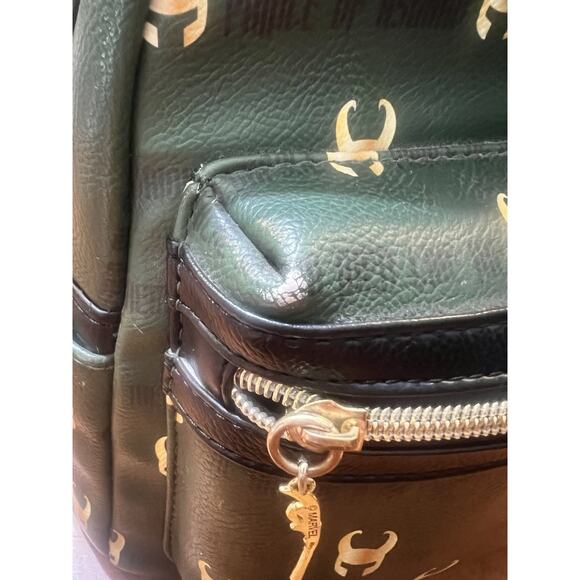 Loungefly Marvel Loki God of Mischief Mini Backpack FYE Exclusive READ main image 6